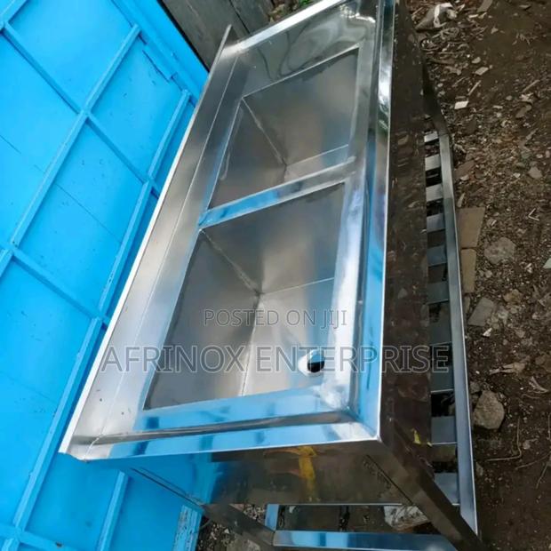 Stainless Steel Kitchen Sink Double Bowl - main view