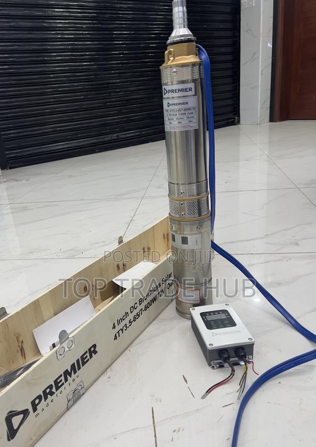 Premier 72v Solar Dc Brushless Submersible Pump 600w 65m Head