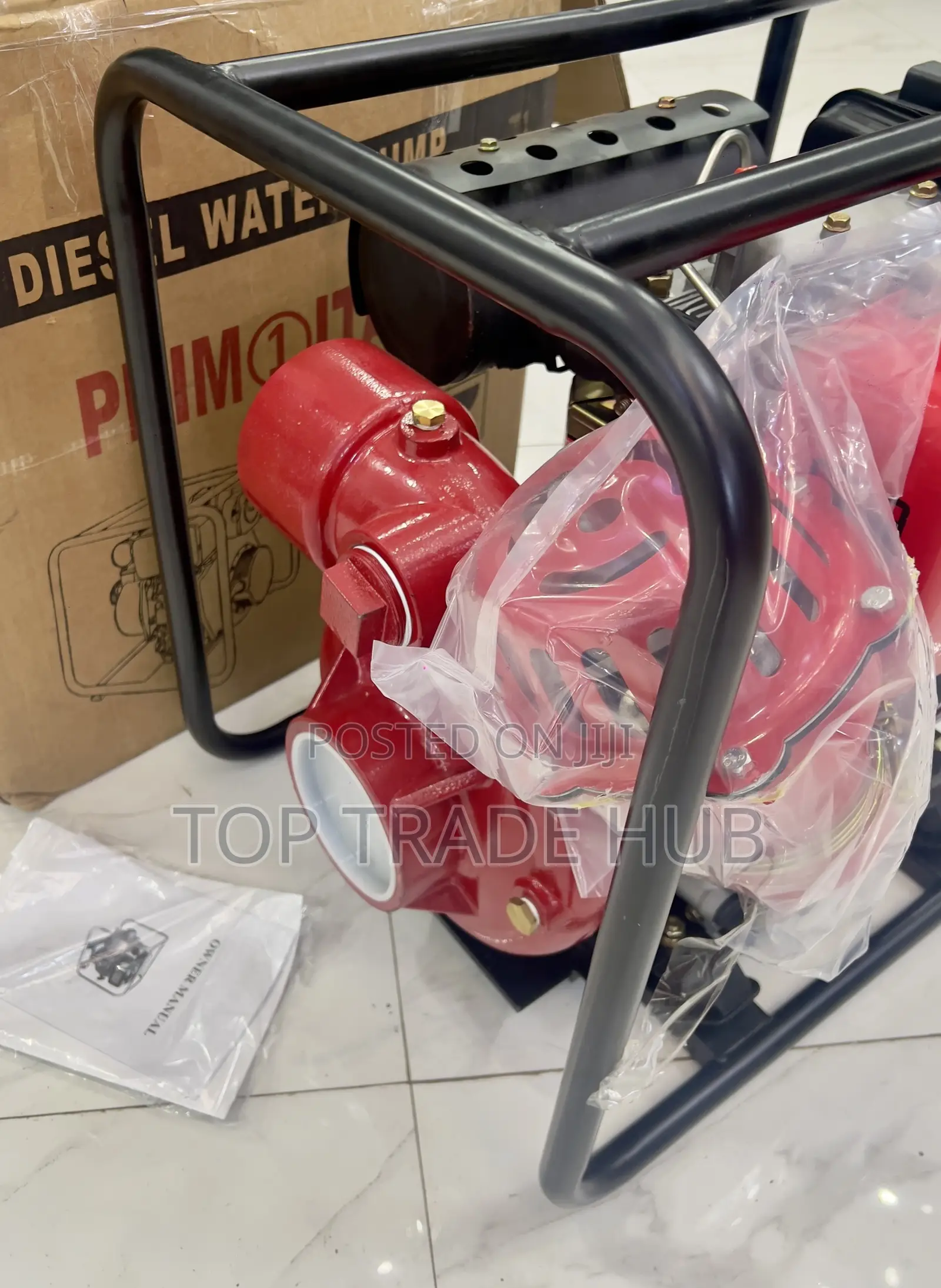 Primo Italy 16hp Diesel High Pressure Water Pump 4" 55m Head 2000l/Min