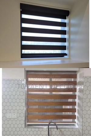 Black And Brown Zebra Soft Light Horizontal Window Blinds - main view