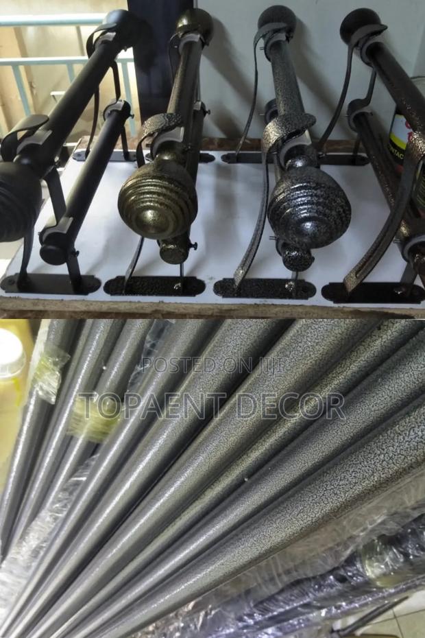 Powder Coated, Heavy Duty , Colorful Curtain Rods