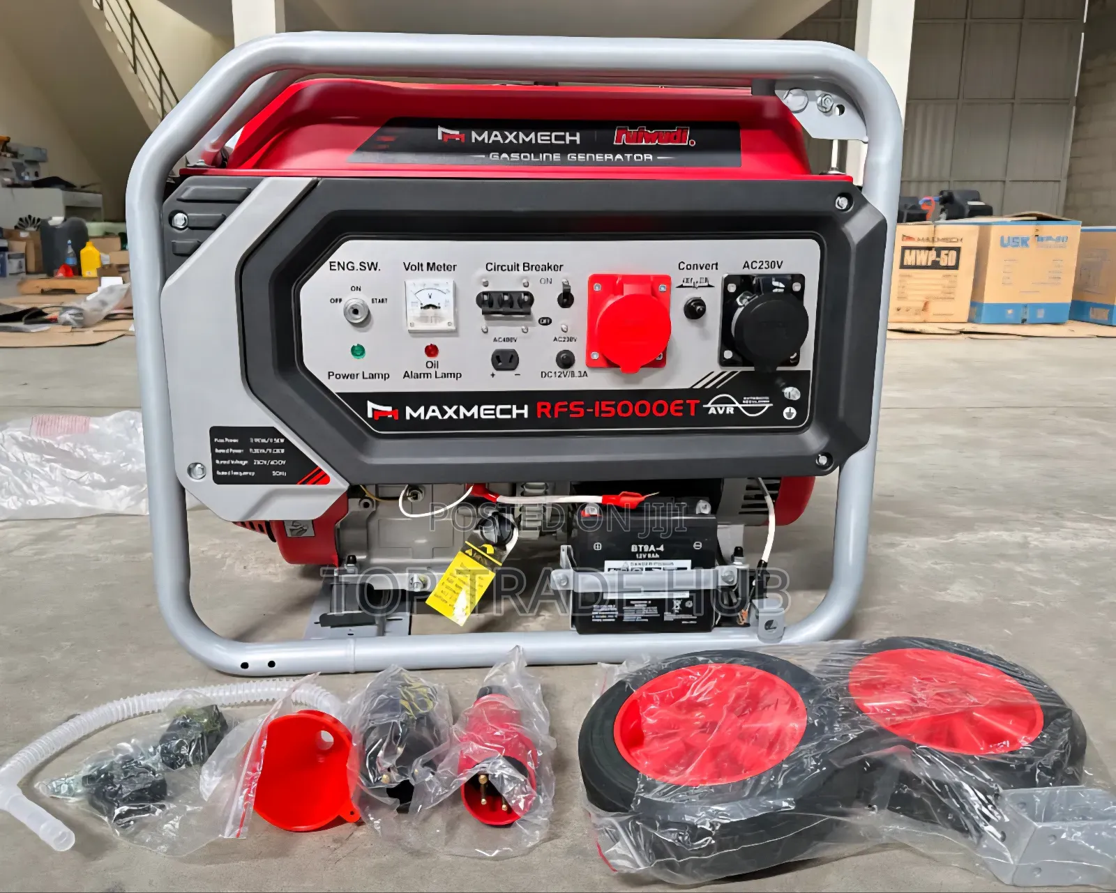 Maxmech Rfs-15000et 12kva(9.5kw) Petrol Generator 3 Phase