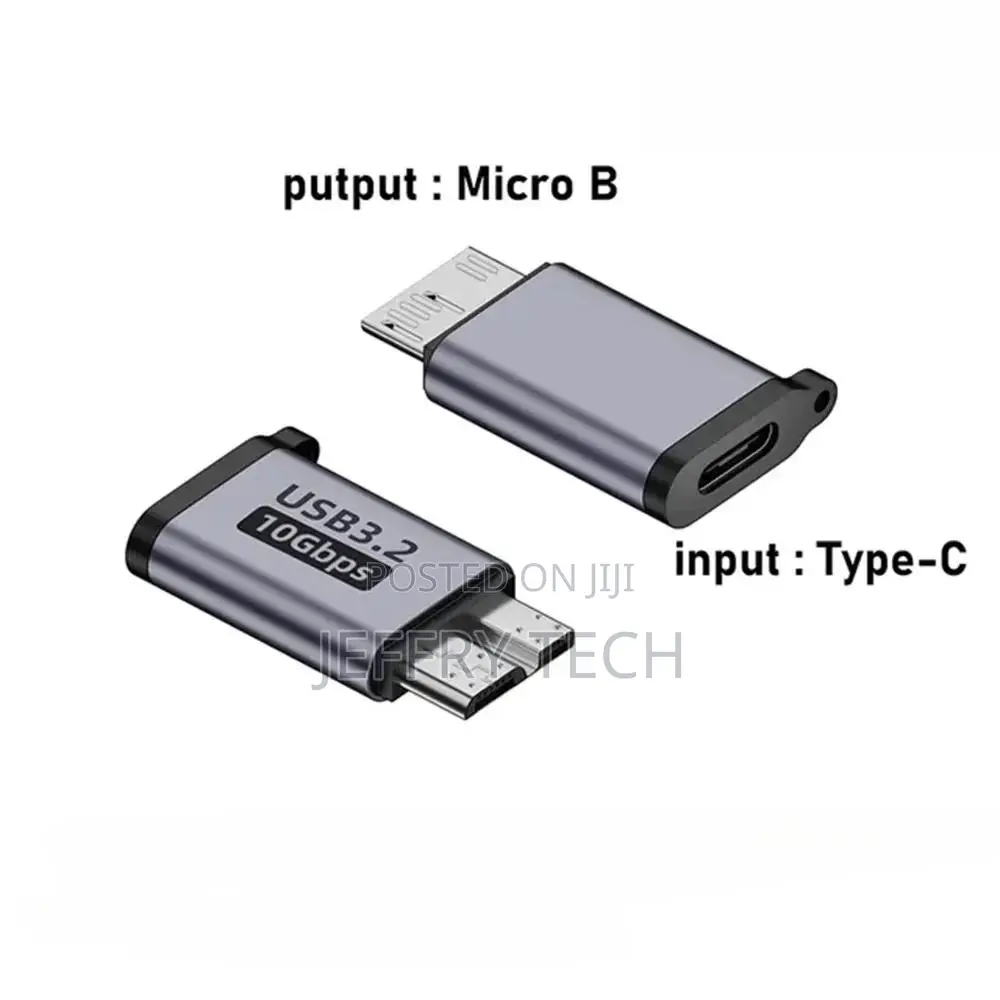 Micro B Usb C 3.0 Male to Type C Female Adapter Type-C Usb3.0 Micro B