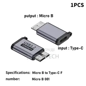 Micro B Usb C 3.0 Male to Type C Female Adapter Type-C Usb3.0 Micro B