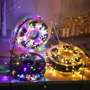 *50m Outdoor Led Black Wire String Fairy Christmas Lights