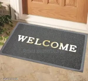 40x60cm Welcome Door Step Mat Grey or Black