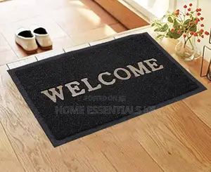 40x60cm Welcome Door Step Mat Grey or Black
