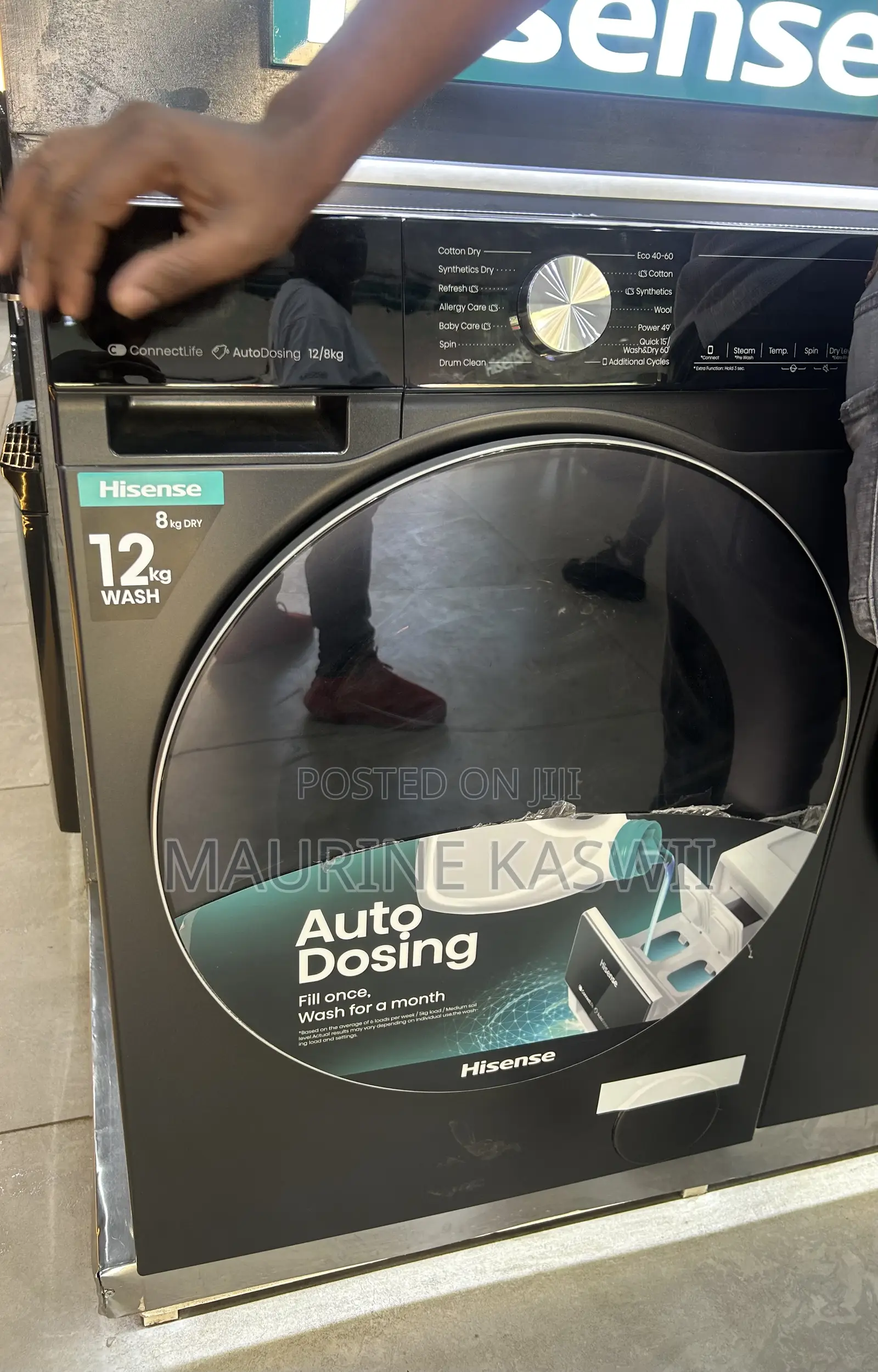 Hisense Wd5s1245bb12/8kg Front Load12