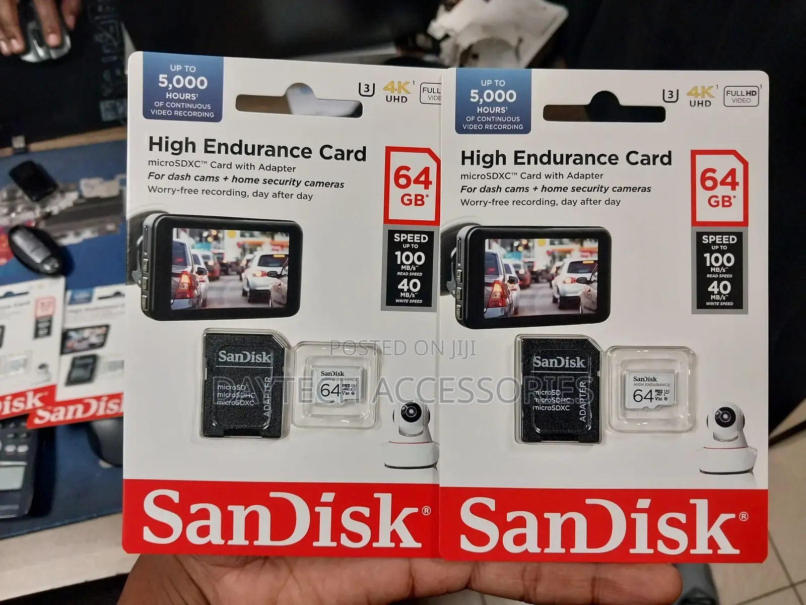 Sandisk High Endurance 64 Gb Microsdxc Cards With Adapters,