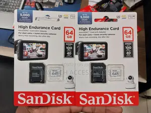 Sandisk High Endurance 64 Gb Microsdxc Cards With Adapters,