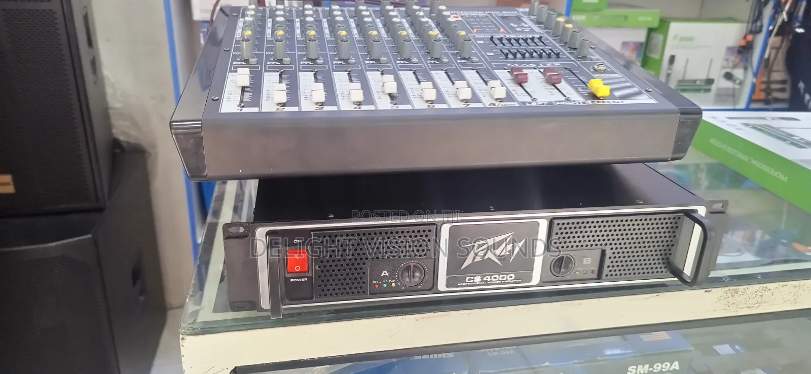 Min Set Up of Amplifier and Mixer