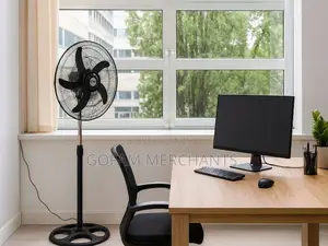 Lyon Standing Fan With Strong Blades, 18 Inch