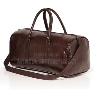 Leather Duffle Colt 10 Crocodile Print