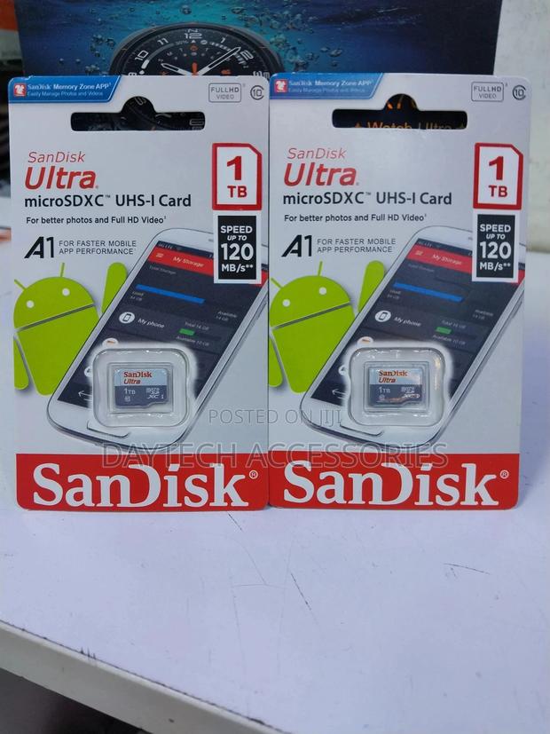 Sandisk 1tb Ultra Microsdxc A1 Uhs-I/U1 Class 10 Memory Card - thumbnail 2