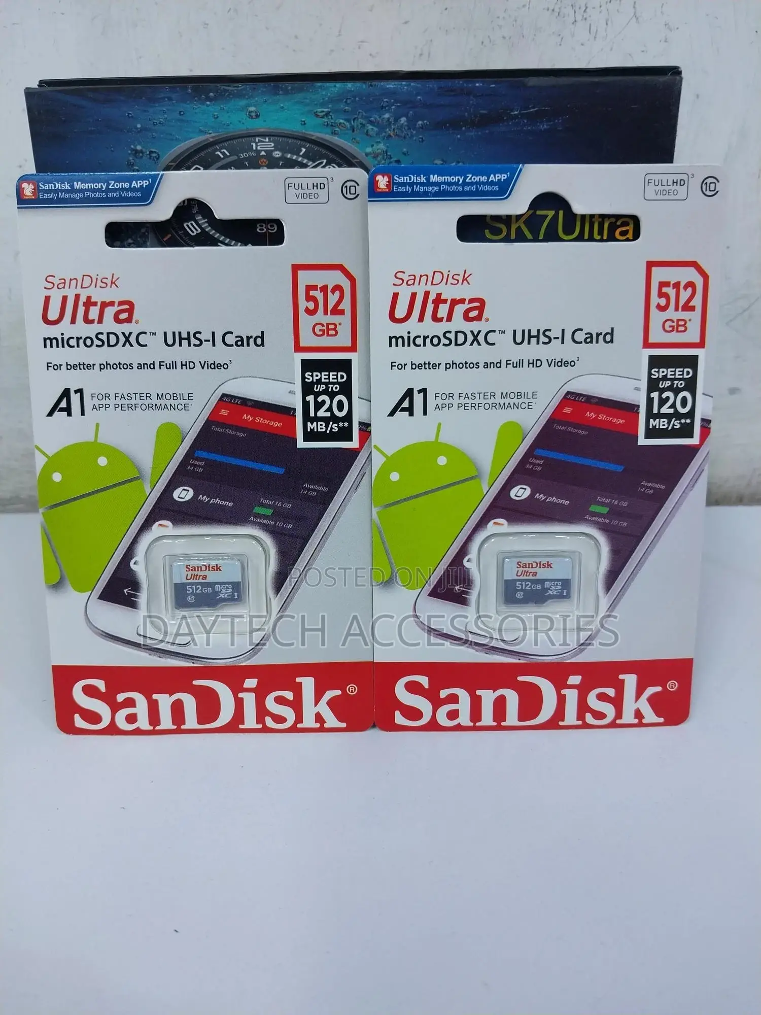 Sandisk Universal 512gb Micro-Sd Ultra 120mb/S Read Speed-Class 10.