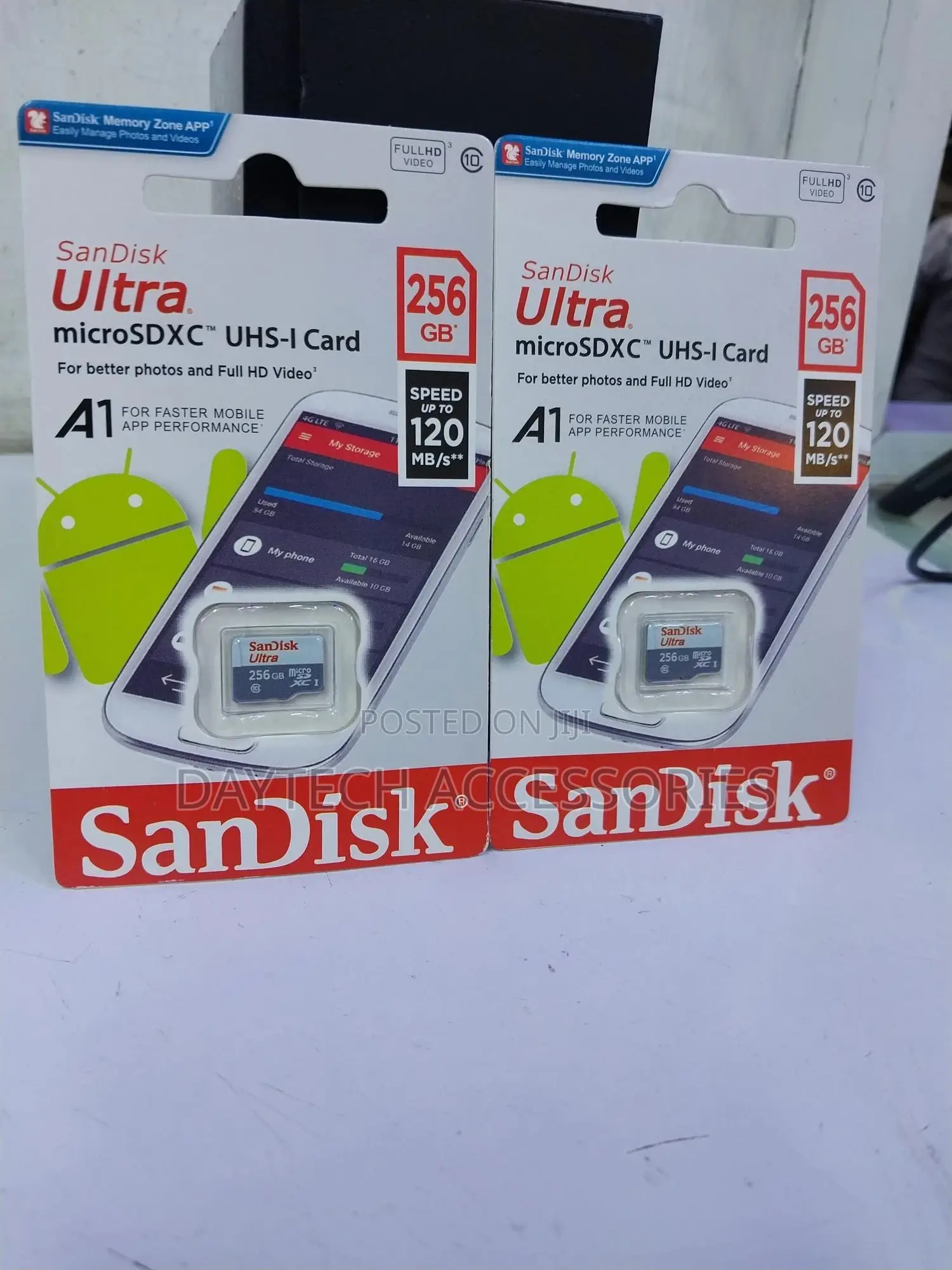 Sandisk Ultra 256gb Microsdxc Uhs-I Cards.