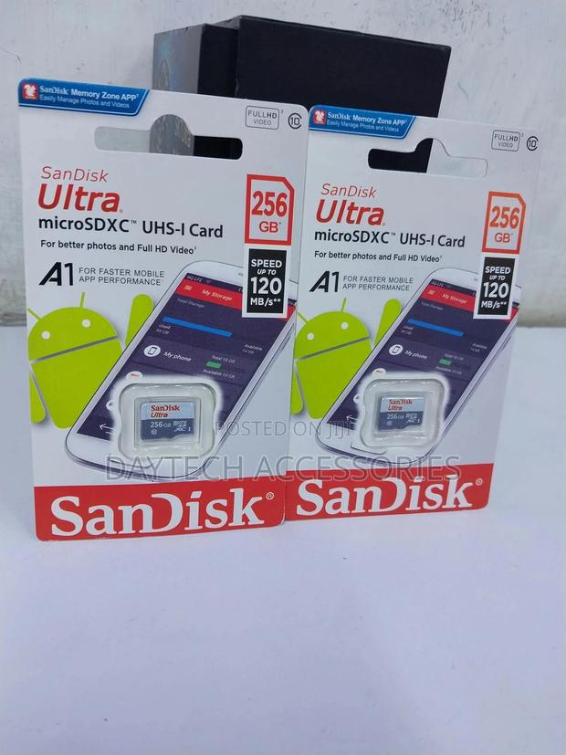 Sandisk 256gb Ultra Microsdxc Uhs-I Memory Card