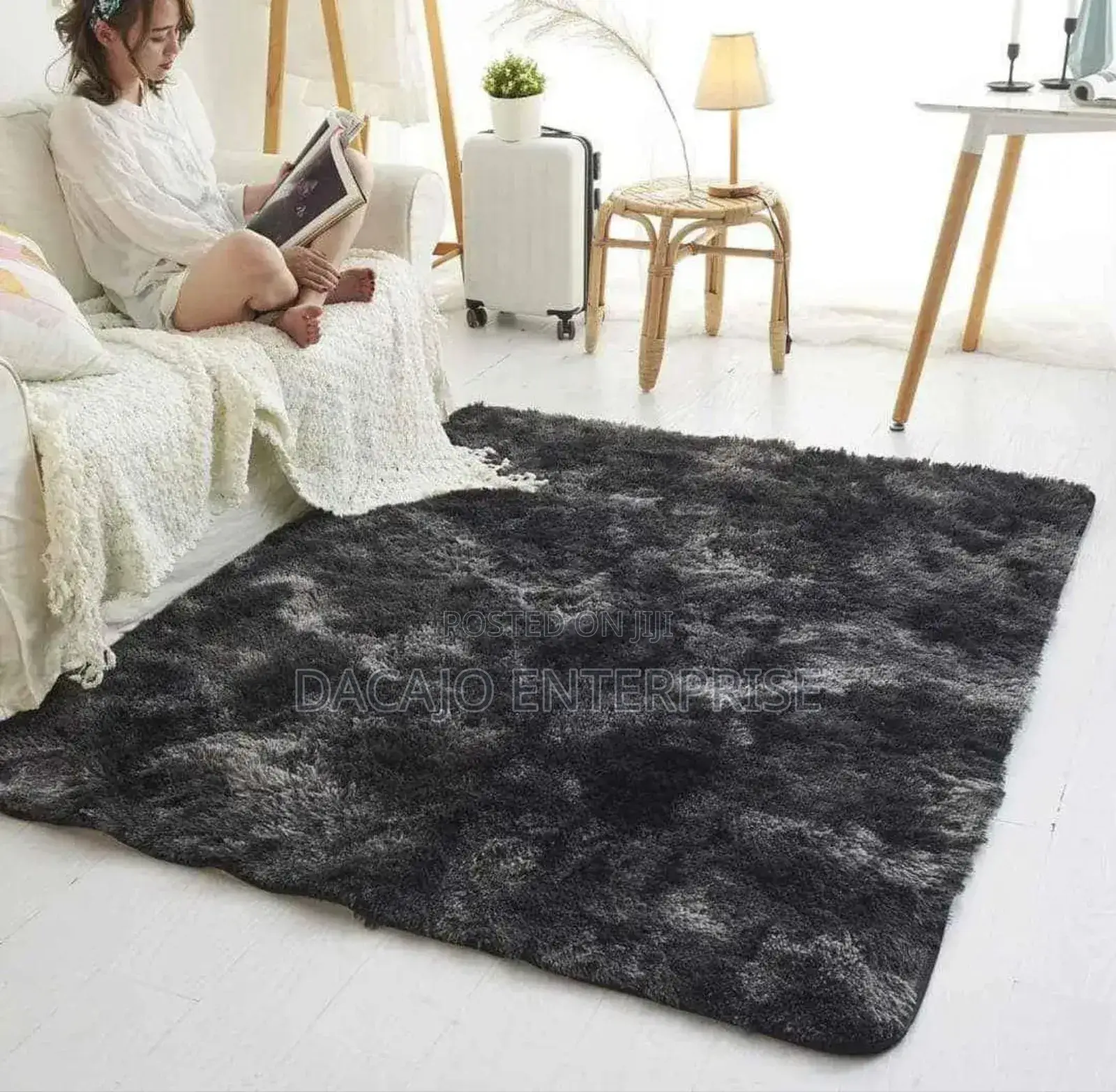 Quality Fluffy Patches Carpets Size 5*8