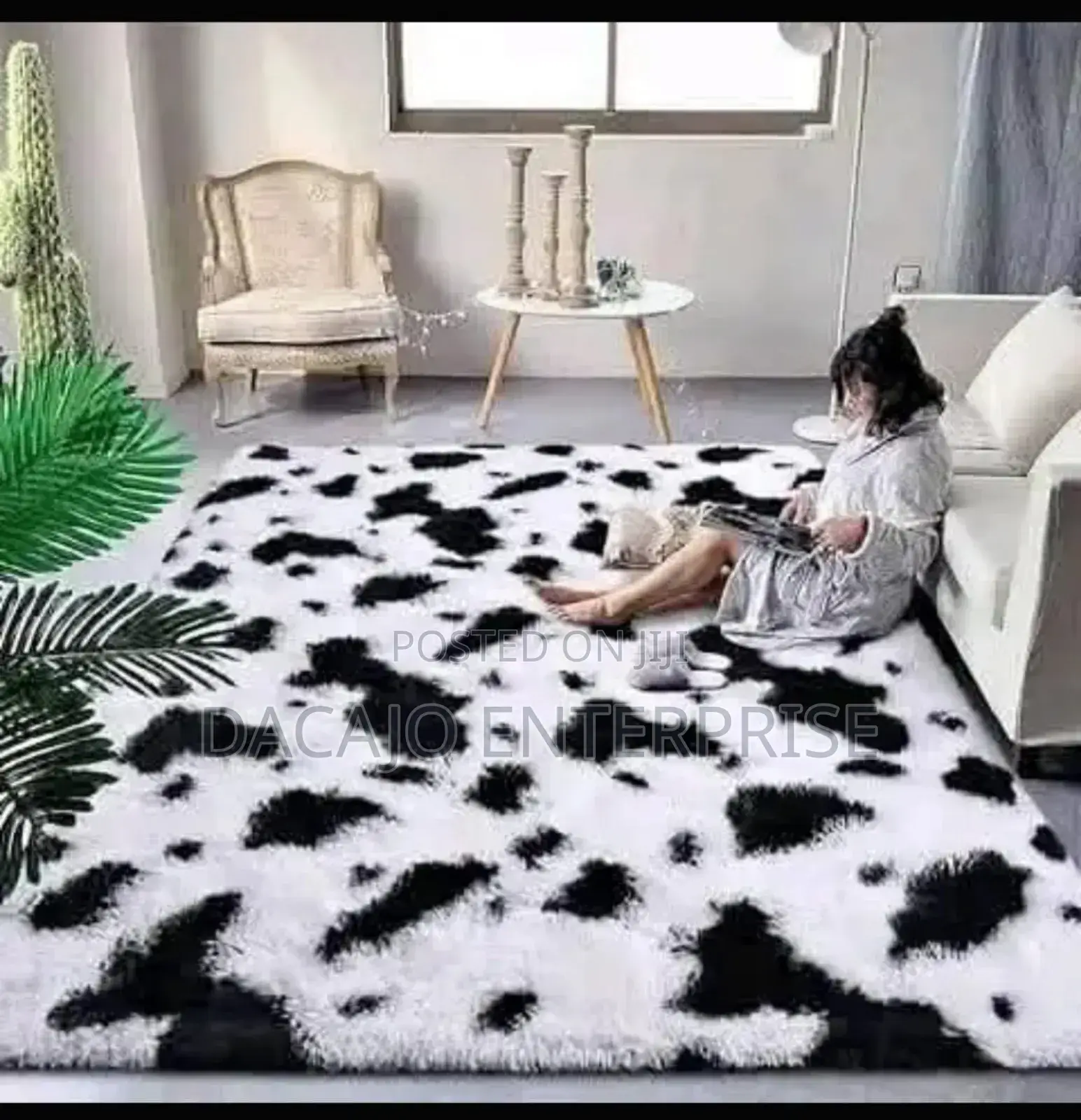 Quality Fluffy Patches Carpets Size 5*8