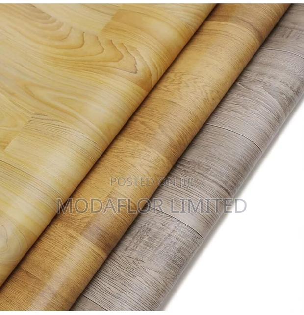 Mkeka Wa Mbao Vinyl Flooring ( Cushion Back) - main view
