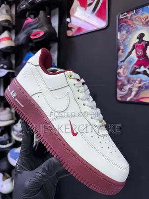 Maroon White Custom Airforce 1