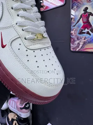 Maroon White Custom Airforce 1