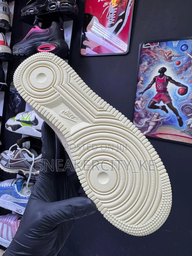 Choco/White Custom Airforce 1 - thumbnail 6