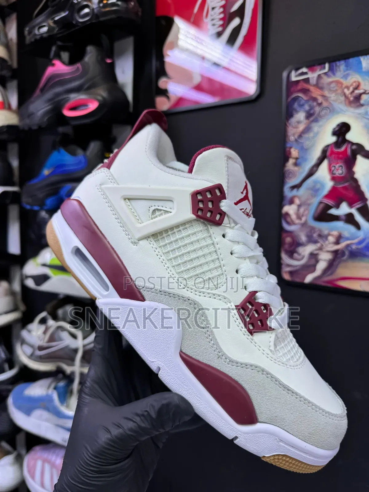 Red/White Jordan 4