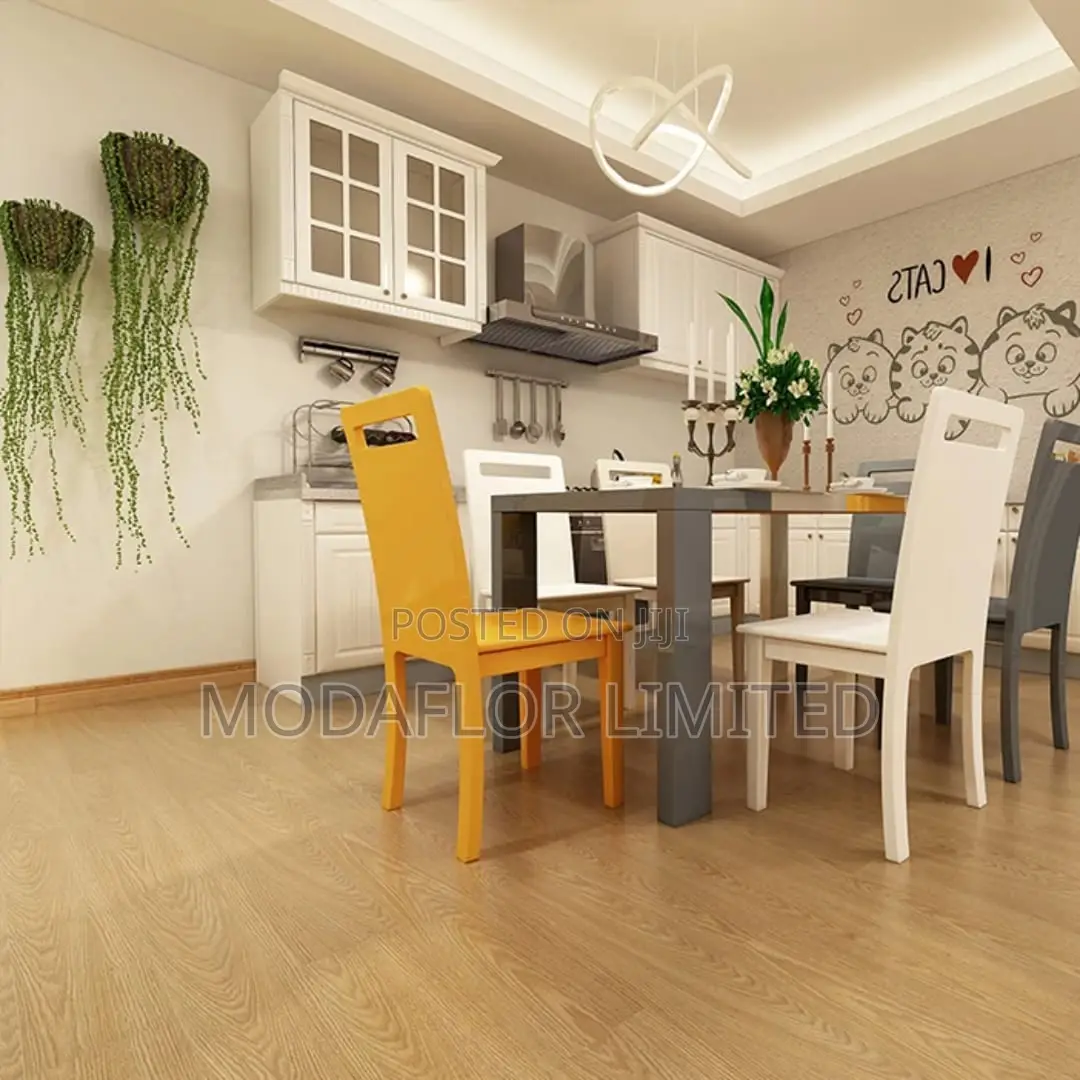 Mkeka Wa Mbao Flooring 2m Width Roll/ Wood Pattern