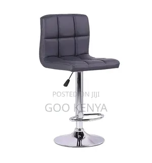 Home Stool; Adjustable Modern Pu Leather High Bar Stool With Backrest