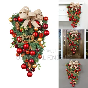 Christmas Front Door Hanging Wreath