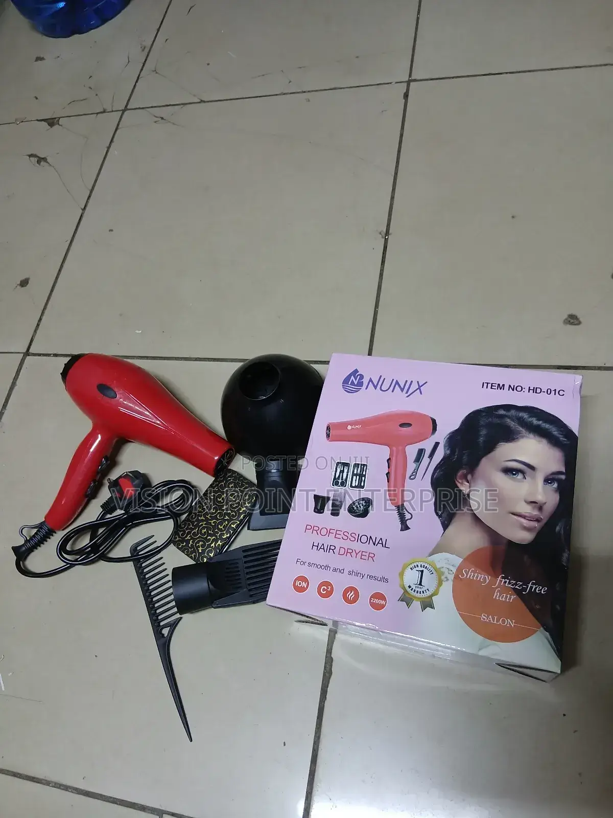Hair Dryer, Nunix Hair Dryer