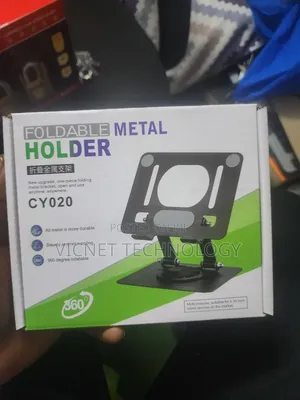 iPads / Tablets Foldable Metal Stand With Rotating Base