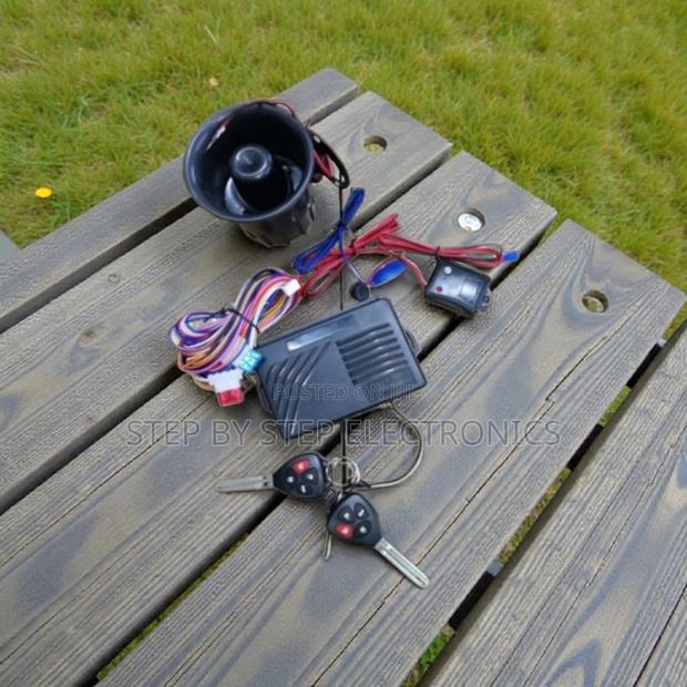 Universal Car Alarm Burglar Protection Kit With Flip Keys and Siren