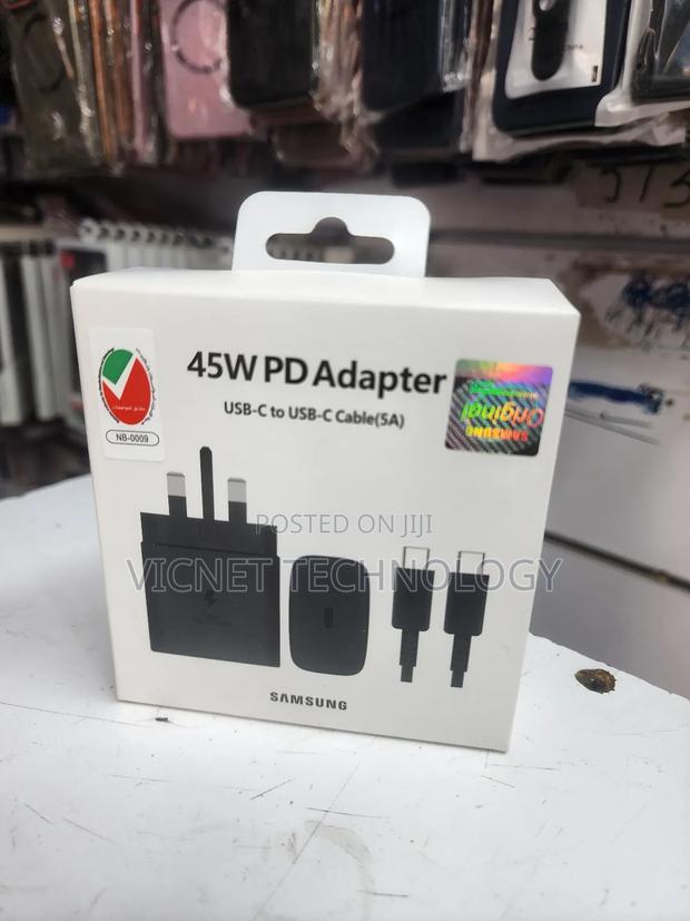 Super Fast Charge Samsung 45watts Power Adapter With Cable - main view