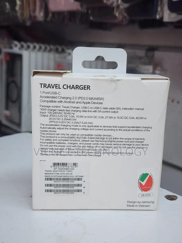 Super Fast Charge Samsung 45watts Power Adapter With Cable - thumbnail 4