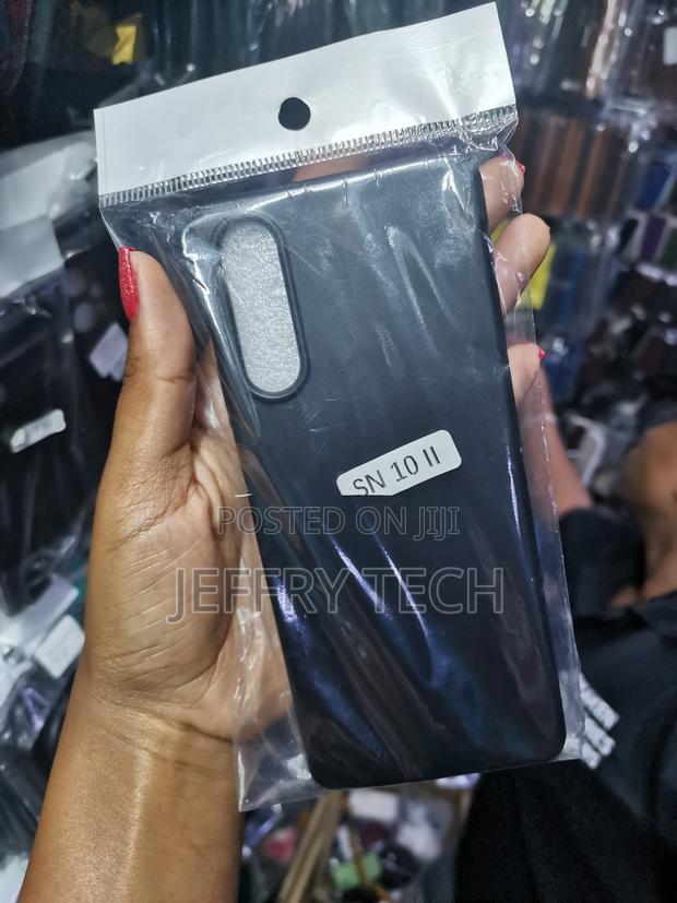 Maiiko Sony Xperia 10 Ii Scratch Resistant Soft Tpu Silicone Back Cove - thumbnail 2