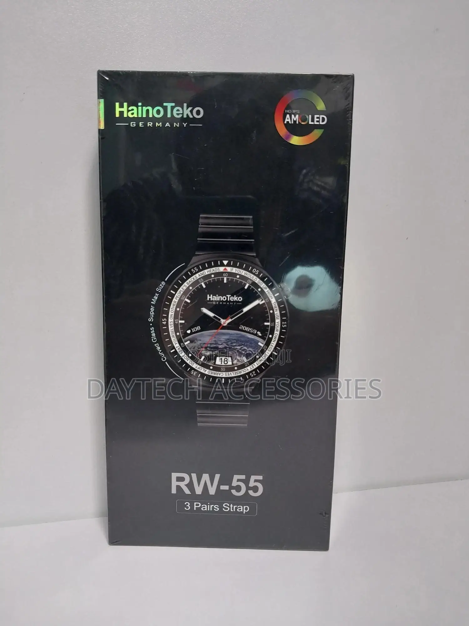 Haino Teko Rw 55 Smart Watch With Super Max Curved Amoled Display.