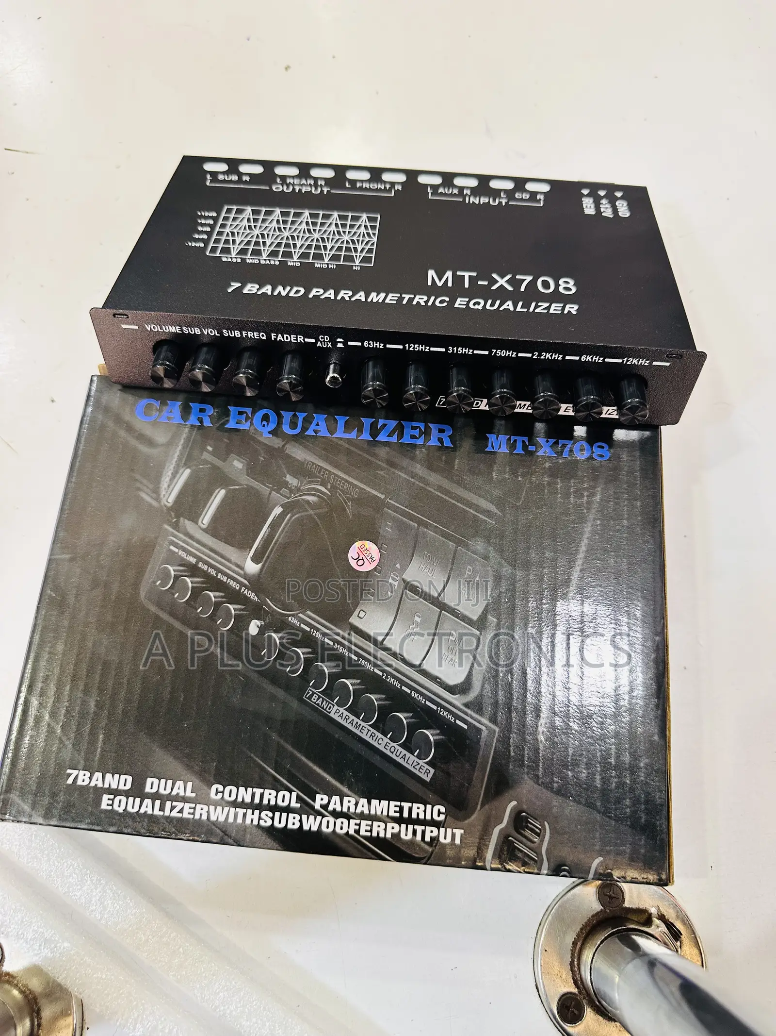 Car Audio Equalizer X708 – 7-Band Sound Enhancer