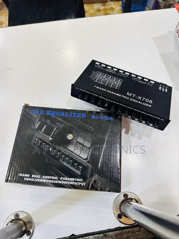 Car Equalizer 7-Band X708 for Bass Treble Control