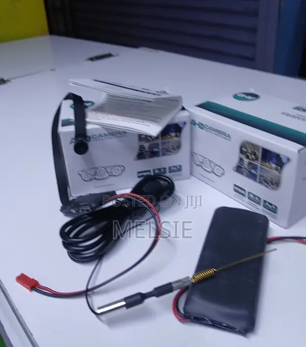 1080p Hd Wifi Pinhole Spy Camera With Motion Detection, Dc or Battery