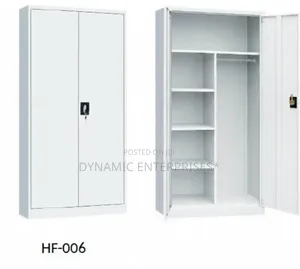 Two-Door Metallic Storage Cabinet