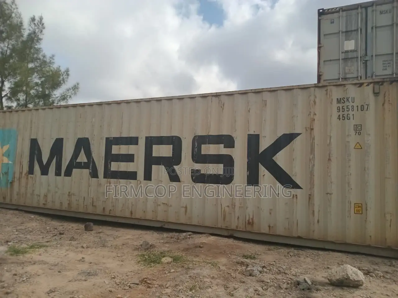 40ft Plain Storage Container - Wind Water Tight
