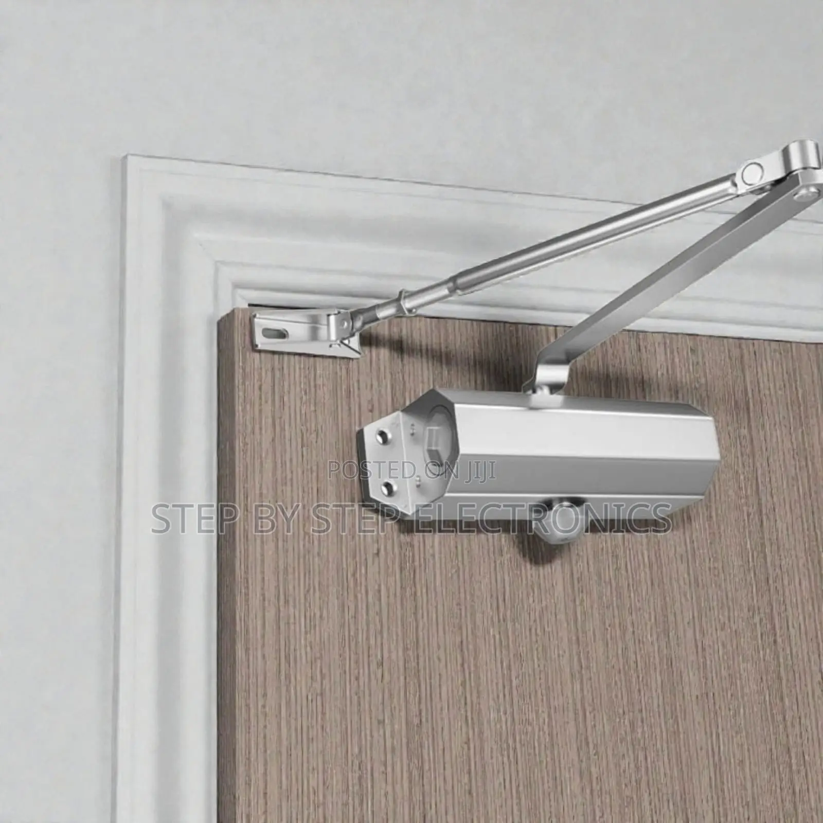 Stainless Steel Arm Aluminum Door Closer Heavy Duty Design