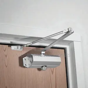 Silver Finish Aluminum Door Closer Smooth Auto Closing