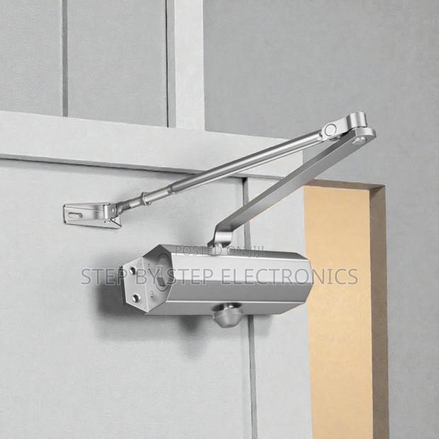 Heavy Duty Aluminum Door Closer Device Smooth Quiet Hydraulic Control