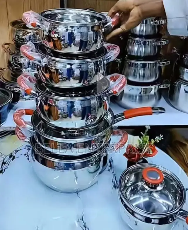 12 Pc Stainless Cookware Set Siganature