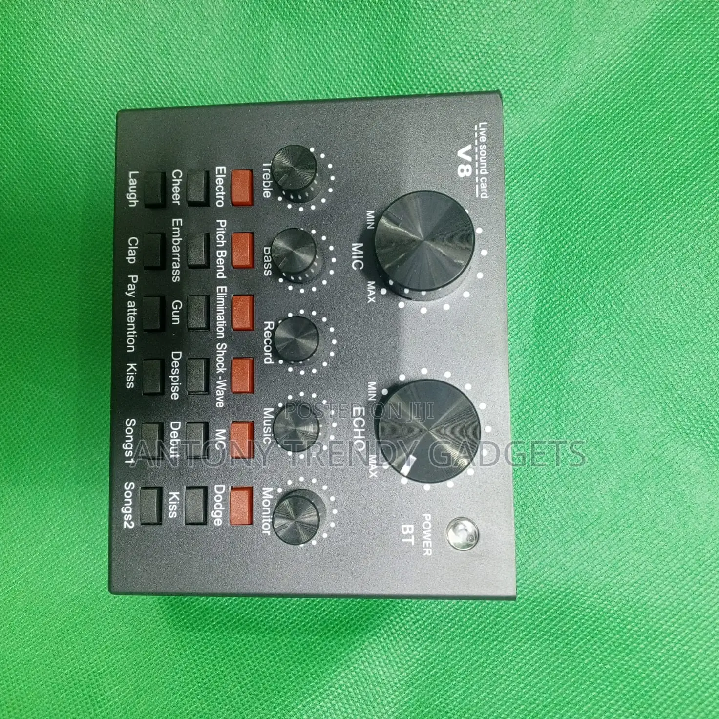 Professional V8 Sound Card for Podcasting Karaoke