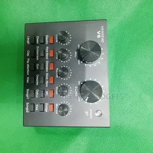 Professional V8 Sound Card for Podcasting Karaoke