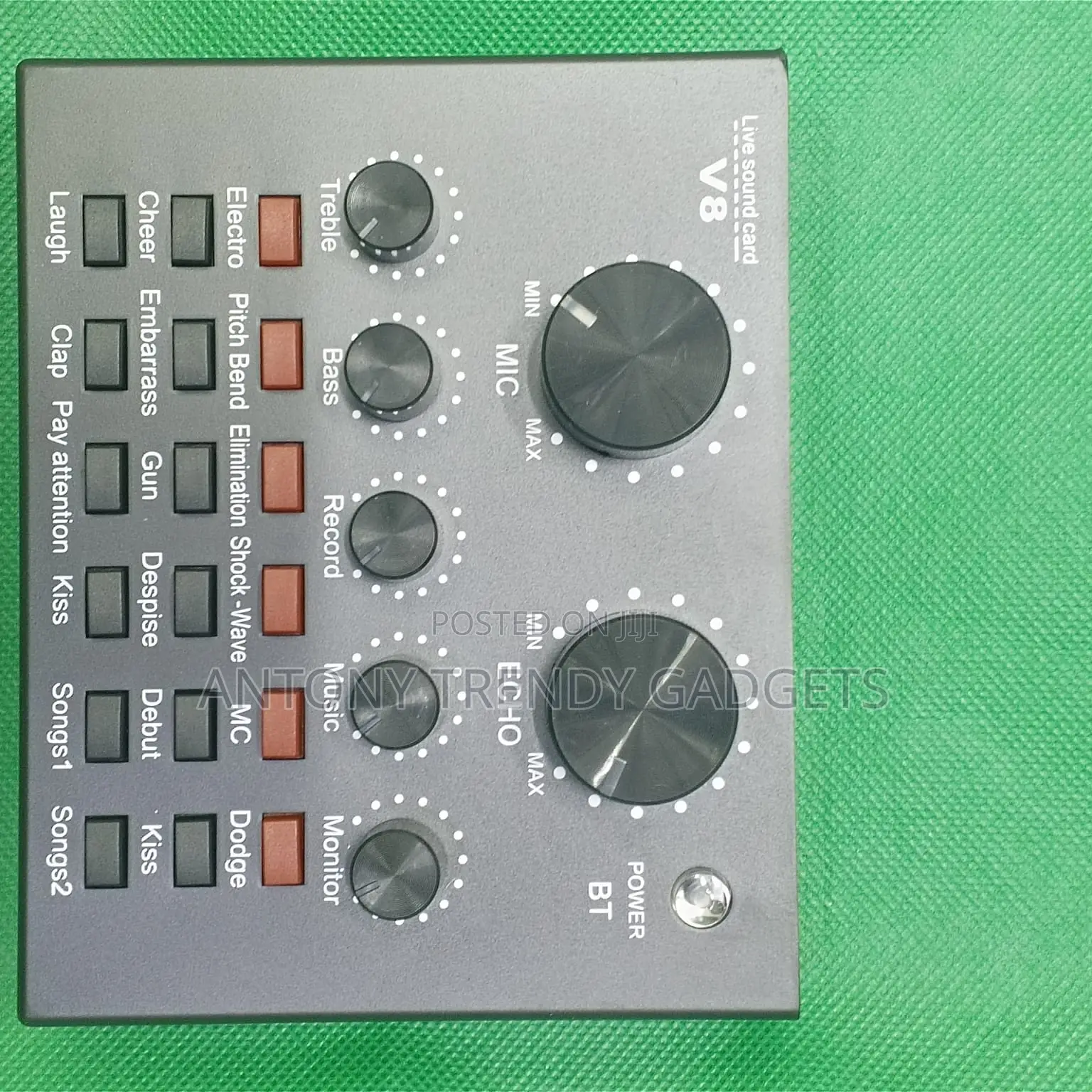 V8 Portable Sound Card For Youtube, Tiktok & Studio Use